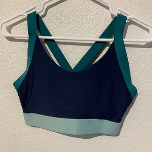 Multi colored sports bra